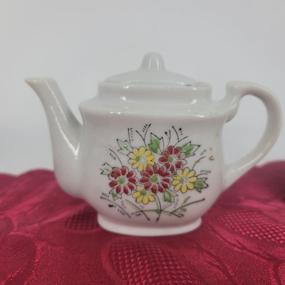 Jaymar‎ 22 Piece China Porcelain Toy Tea Set Floral Japan Pretend Play Vintage - Picture 11 of 16